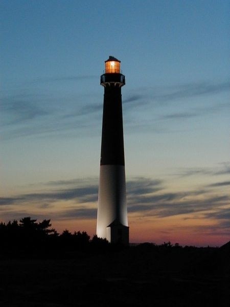 Photo:  Barnegat Lighthouse on Long Beach Island, New Jersey
